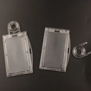 Hard Plastic Horizontal Locking Plastic Card Holder