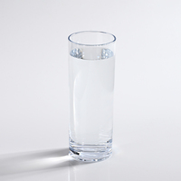 Verre à Eau de Haute Qualité en PC Plastique Acrylique Incassable, Résistant à la Chaleur, Type Long Drink et Highball, 455 ml, pour Hôtels et Bars Commerciaux