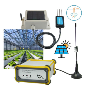 โซลูชัน IoT พลังงานแสงอาทิตย์ เกตเวย์สัญญาณอนาล็อกไร้สาย เซ็นเซอร์วัดความชื้นในดินและอุณหภูมิ เครื่องส่งสัญญาณไร้สาย - Product Image 1