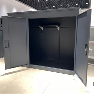 Caseta para <span class=keywords><strong>Bicicletas</strong></span> de Acero para Jardín, <span class=keywords><strong>Armario</strong></span> Metálico para <span class=keywords><strong>Bicicletas</strong></span>, Cobertizo de Almacenamiento para <span class=keywords><strong>Bicicletas</strong></span> al Aire Libre - Product Image 5