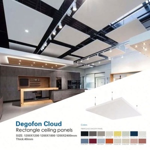 <span class=keywords><strong>Pannelli</strong></span> <span class=keywords><strong>Fonoassorbenti</strong></span> <span class=keywords><strong>Sospesi</strong></span> Rotondi e Rettangolari per Soffitto, Materiale Clouds, Colore RAL - Product Image 2