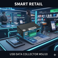 Escáner de Código de Barras Modbus con Colector USB, Módulo Industrial con Protocolo MQTT para Aplicaciones de IoT, Puerto Serie RS-232/485
