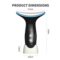 Dispositif professionnel de levage du cou et du visage rechargeable par USB anti-âge avec technologie à micro-courant