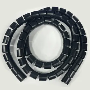 Flexible Plastic Cable Sleeve Hydraulic Hose Protector Manufacture Heavy Duty Spiral Wrap HDPE