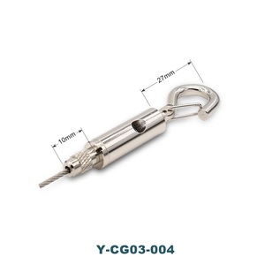 <span class=keywords><strong>Crochet</strong></span> de <span class=keywords><strong>suspension</strong></span> en câble d'acier à prix d'usine pour accrocher des tableaux, fabriqué en acier inoxydable durable, autres accessoires d'éclairage - Product Image 4