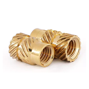 M3x5x4 ren chèn Nut tiêm đúc thông qua Knurled đồng thau NUT - Product Image 5