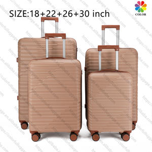 Ensemble de bagages à roulettes en PP rigide 13 pièces |   Mode SKD pour des valises durables et légères à expédition économique - Product Image 3
