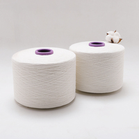 100% Combed Cotton Yarn for Knitting Polyester Spun Yarn Tshirt Yarn Wholesale Open End 20/1