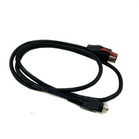 Câble USB alimenté 24V Hosiden à 3 broches DIN avec blindage tressé de 2m pour imprimantes POS
