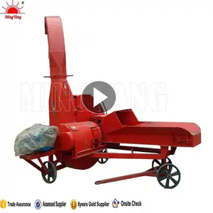 Hot Sale Feeding Livestock Cheap Chaff Cutter Maize Silage Chopper Machine Paddy Straw Cutting Machine