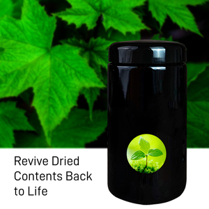 Round Large 250ml 500ml UV Black Dark Violet Stash Jar Herb UV Smell Proof Air Tight violet Storage Glass Jar