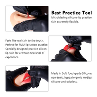 WenShen usine haute qualité Latex maquillage permanent pratique visage naturel fausse peau 3D lèvre modèle tatouage pratique peau