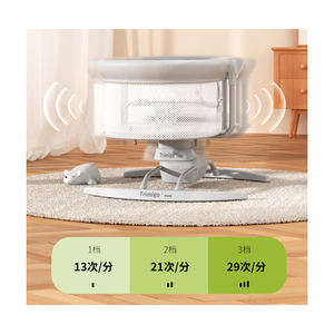 Cuna <span class=keywords><strong>Mecedora</strong></span> <span class=keywords><strong>para</strong></span> Bebé, Diseño Profesional Nuevo, Ajustable, <span class=keywords><strong>Mecedora</strong></span> Eléctrica, Malla de Ventilación, Música, Silla <span class=keywords><strong>para</strong></span> Bebé - Product Image 6