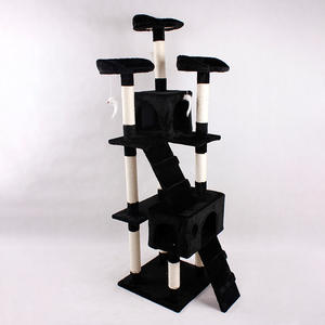 Grote Houten Kras Klimmen Toren Mode Diy Deluxe Krabpaal Krabpaal Krabpaal Te Plafond - Product Image 2