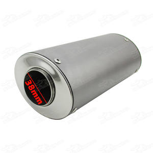 Silencieux d'échappement 38MM Réduction du bruit pour Dirt Pit Bike Pro 125cc <span class=keywords><strong>Super</strong></span> Cross Mini Motard - Product Image 5