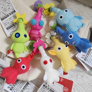 Porte-clés miniatures en peluche <span class=keywords><strong>Pikmin</strong></span> sur le thème de la glace, best-sellers, en polyester et rembourrés de coton PP, pour tous les âges - Product Image 6