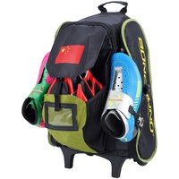 Sac à dos multifonction de haute qualité NOIR 88L pour casque de patinage vitesse été/hiver, équipement de protection pour roller et patinage sur glace