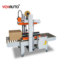 Machines de scellage automatique de cartons pour boîtes TV, scelleuse à ruban adhésif, machine d'emballage de cartons de bouteilles d'eau avec CE