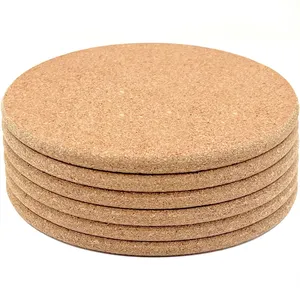 LEECORK Premium memasak Pot pemegang multifungsi Cork Board Cork Trivet untuk meja 6.7 "x 0.4"