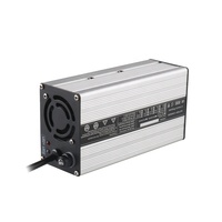 Chargeur de batterie lithium-ion 48V 8A 54.6V 58.8V 50.4V 8Amp 54.6v8a 58.8v8a Chargeur pour tondeuse à gazon, chariot élévateur électrique, e-rickshaw