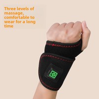Appareil de massage des mains chauffant portable, masseur électrique alimenté par USB, application de chaleur multi-modes, contrôle de la minuterie, support pour poignet