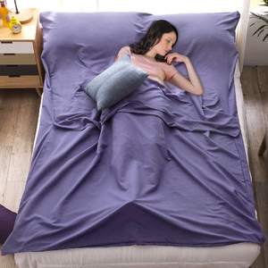 Woqi — <span class=keywords><strong>sac</strong></span> <span class=keywords><strong>de</strong></span> couchage en coton, tapis <span class=keywords><strong>de</strong></span> Camping avec revêtement Double, pour adultes, voyage - Product Image 2