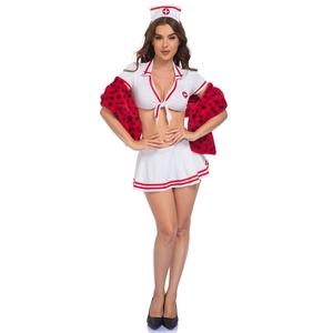 Ensemble <span class=keywords><strong>de</strong></span> <span class=keywords><strong>tenue</strong></span> d'infirmière sexy à imprimé léopard S-XL, uniforme d'infirmière pour adultes, jeu <span class=keywords><strong>de</strong></span> rôle - Product Image 1