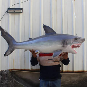 Statue d'animal marin réaliste personnalisable, sculpture géante de <span class=keywords><strong>requin</strong></span> <span class=keywords><strong>baleine</strong></span> en résine pour l'entrée d'un aquarium - Product Image 1