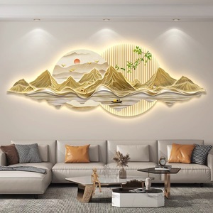 Trung Quốc mới dẫn ánh sáng trang trí bức Tranh hiện đại ánh sáng sang trọng cảnh quan tường nghệ thuật sofa nền phòng khách tường sơn - Product Image 2