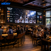 Écran LED fixe d'intérieur ultra-fin P2 pour la publicité dans les centres commerciaux, les magasins de détail, la signalisation numérique, les murs vidéo, haute résolution HD