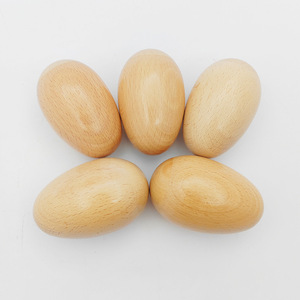 Wholesale Wooden Egg Shaker Oak Wood Orff Percussion Kids' Educational <b>Musical</b> <b>Instrument</b> for Rhythm Training - Product Image 2