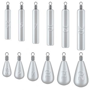 Plomada de pesca gratuita: Plomada invertida, Plomada giratoria, Plomada con anilla en forma de ocho, Plomada deslizante - Product Image 1