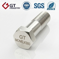 API 20E BSL2 ASTM A453 Gr660 Baut Hex ASME B18.2.1 A286 1/2" hingga 2" UNC Petrochem 650 ° C Gunakan