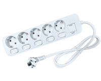 Multiprise industrielle XUANSHI EU CE, 5 prises AC, 16A, 220-250V, en cuivre, rallonge avec câble de 1,8m, IP20, pour usage hospitalier
