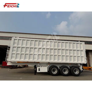 Semi-<span class=keywords><strong>remorque</strong></span> à benne basculante arrière 3 essieux 100 tonnes <span class=keywords><strong>de</strong></span> la marque FEICHI (marque chinoise) à vendre – Excellent rapport qualité-prix - Product Image 4