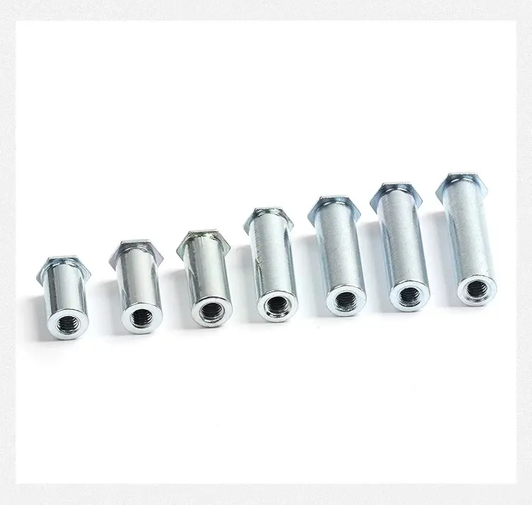 BSO-M4*6 Standard parts bottom hole 6.0 zinc-plated blind rivet nut post