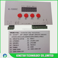 Controlador LED programable RGB de tarjeta SD de 2048 píxeles 5V-24V