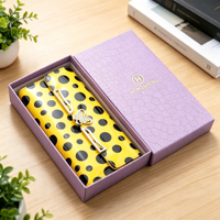 Boîte à portefeuille à motif peau de crocodile, boîte cadeau en papier, coffret cadeau de gants, boîte cadeau, boîte d'emballage en papier kraft, boîte rigide