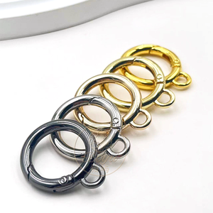 Großhandel Ersatz-Passwort-Wasserdichter Sicherheits-Metall-Feder-O-Ring Geldbörsen-Taschenkette Legierungs-Karabinerhaken Schnappverschluss zum Aufhängen - Product Image 2