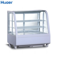 Mini-réfrigérateur de comptoir pour gâteaux, vitrine réfrigérée de table compacte