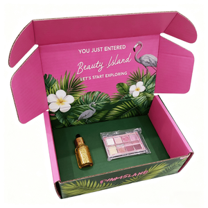 Gấp mỹ phẩm đóng gói Bưu Chính Hộp Tùy chỉnh bao bì tùy chỉnh in màu bưu phẩm vận chuyển các tông sóng hộp giấy - Product Image 3