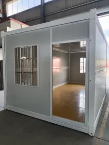중국 20ft 40ft 강철 구조 저렴한 조립식 접이식 주택 주택 컨테이너 사무실