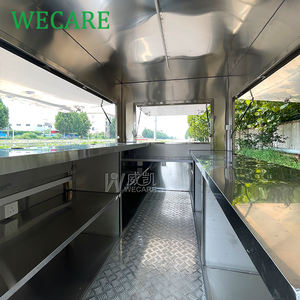 WECARE 사용자 정의 스몰 사이즈 모바일 버거 패스트 푸드 트럭 스낵 바 식당 차 완비된 베이커리 버거 양보 식품 트레일러 - Product Image 6