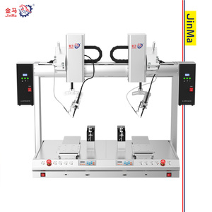 Robot de soudage automatique de haute précision, double station, machine de soudage automatique, moteur PLC, marque Jinma, vitesse 500 mm/s, neuf - Product Image 2