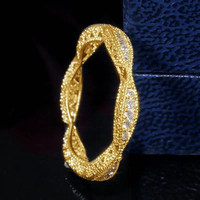 Anillos CAOSHI 2026 con Diseño de Ondas Cruzadas, Brillantes y Redondos, con Circonita Cúbica, para Compromiso, Boda, Moda, Fiesta, Joyería para Mujer