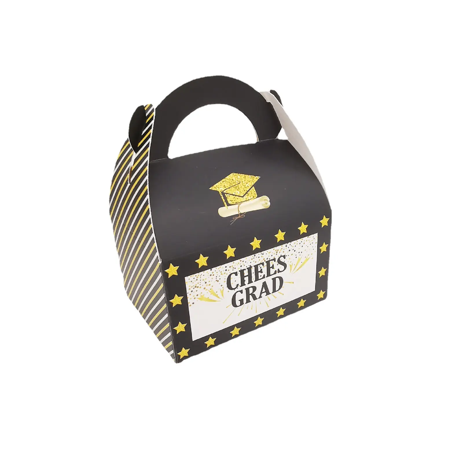 Nouveau design Chapeau de docteur Graduation Celebration Gift Packaging Box Candy Packaging Paper Boxes For Grad Ceremony