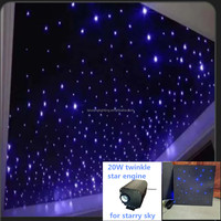 Nouveau module de lumière à Fiber optique ciel étoilé 20W moteur à Fiber étoile scintillante RGBW couleur émettrice de haute qualité avec ventilateur de Dissipation thermique