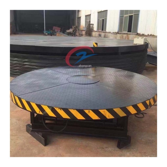 High Quality 360 Car Turntable Vehicle Rotating Platform Hydraulic Lifting Revolving Stage