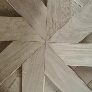 Natural Color Wood Oak hard Wood Parquet Flooring Multilayer Solid Sale Waterproof Wooden Surface Graphic Technical Type