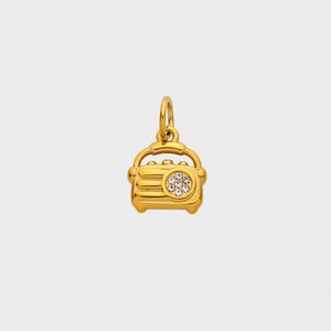 Flower Bead Pendant Laser <b>Engraved</b> Logo for Wholesalers Smooth Plating Surface Weight Per Meter - Product Image 4
